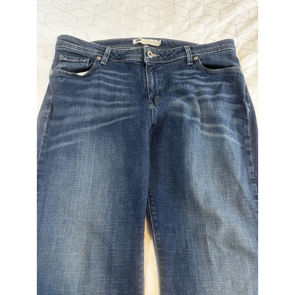 Levi's 529 Jeans Womens Size 16 Curvy Slim Boot‎ Cut Mid Rise Medium Denim